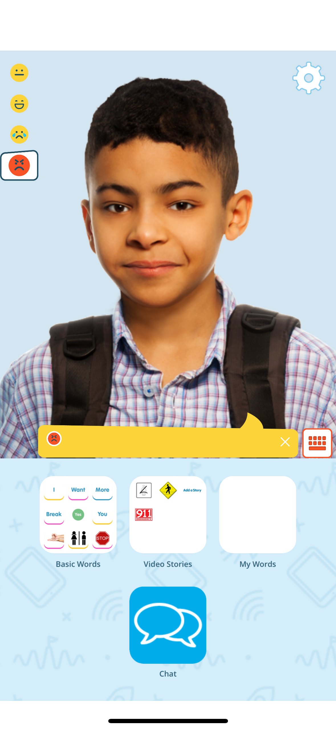 Avatar showing frustrated expression